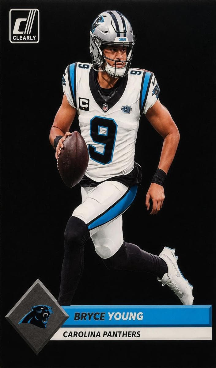 Bryce Young 2023 panini Clearly Donruss