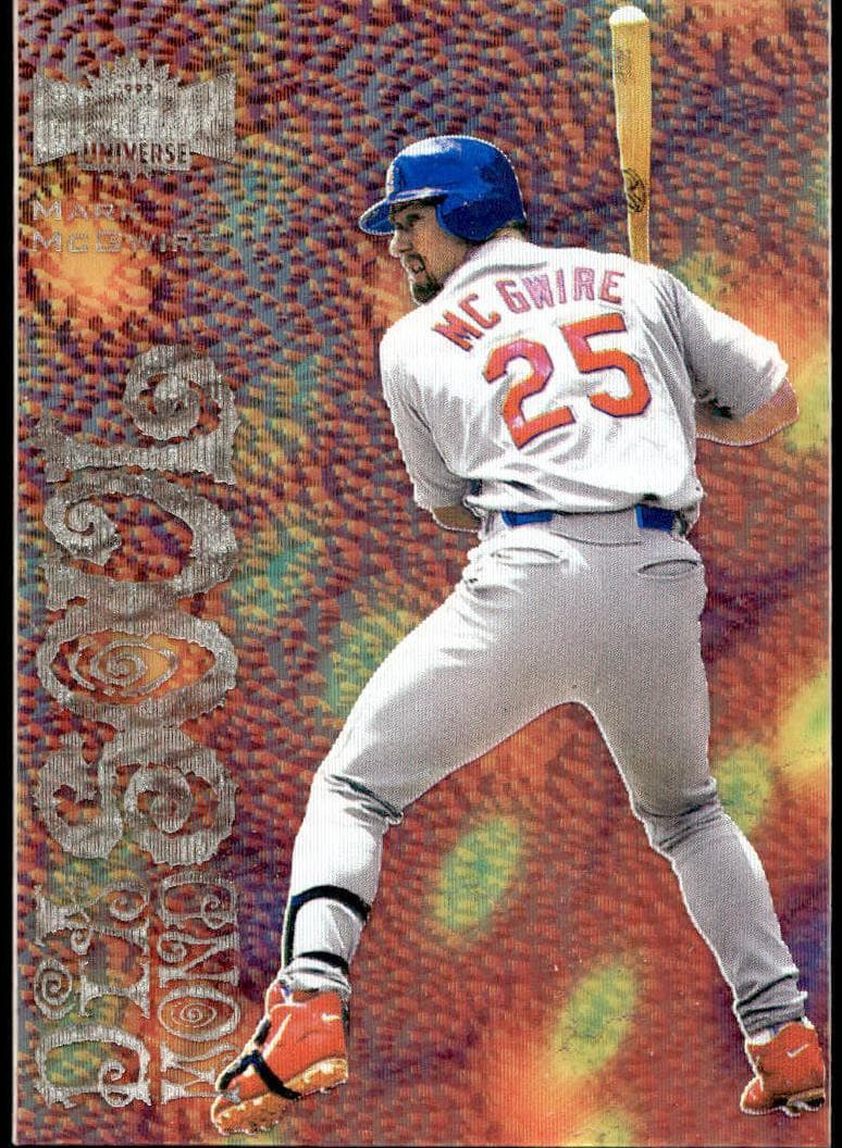 Mark McGwire 1999 fleer Skybox Metal Universe