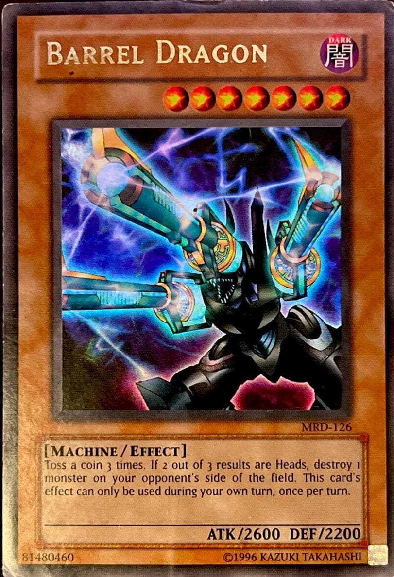 Barrel Dragon 2002 Yu-Gi-Oh! Metal Raiders
