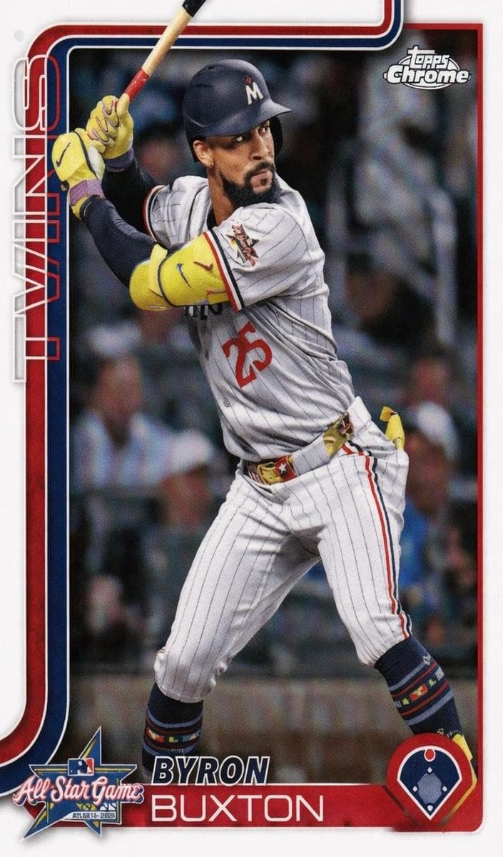 Byron Buxton 2025 topps Topps Chrome Update