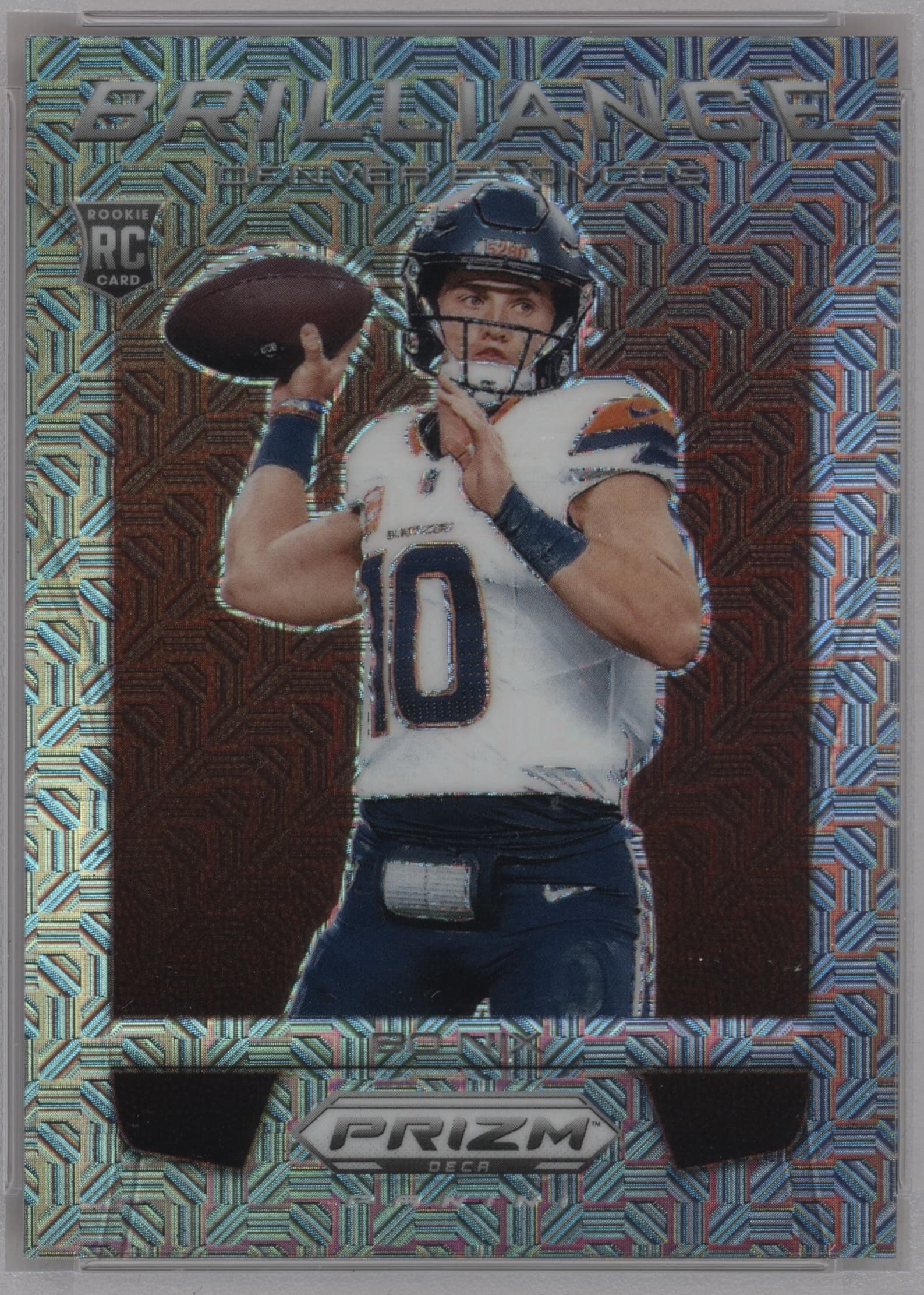 Bo Nix 2024 panini Panini Prizm Deca
