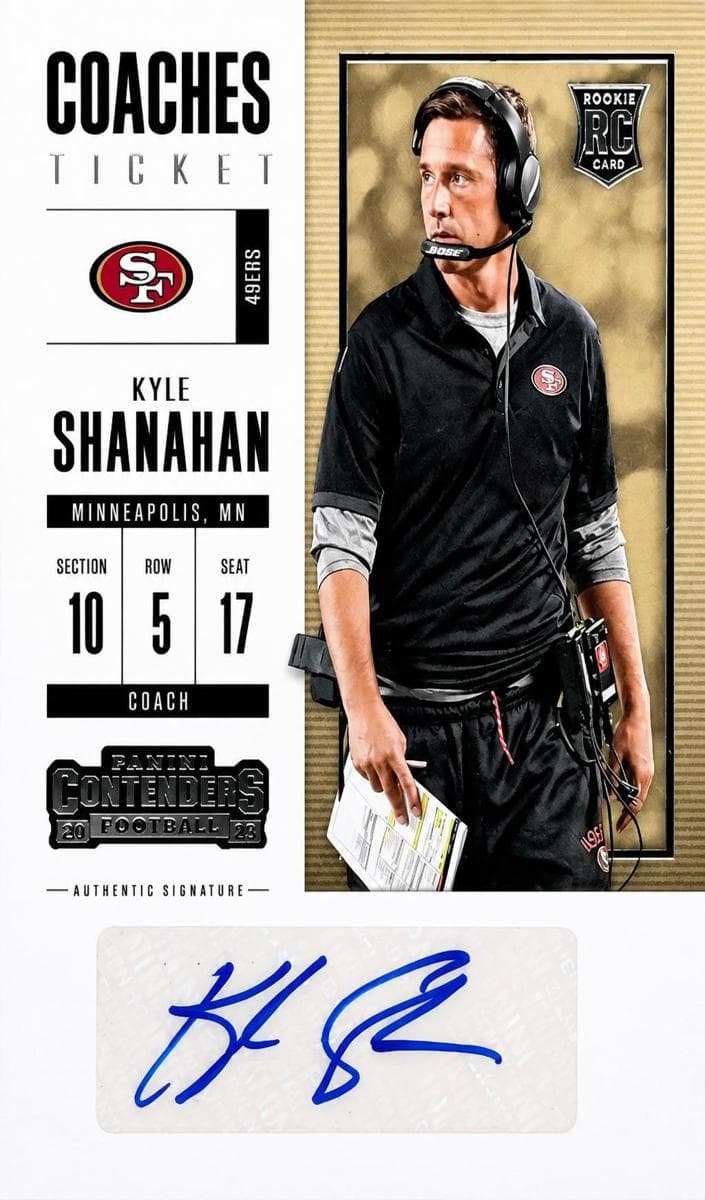 Kyle Shanahan 2017 panini