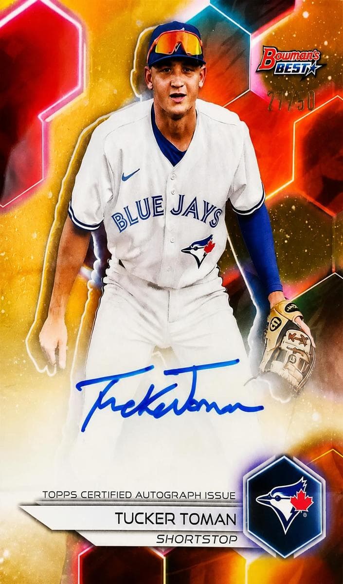 Tucker Toman trading card