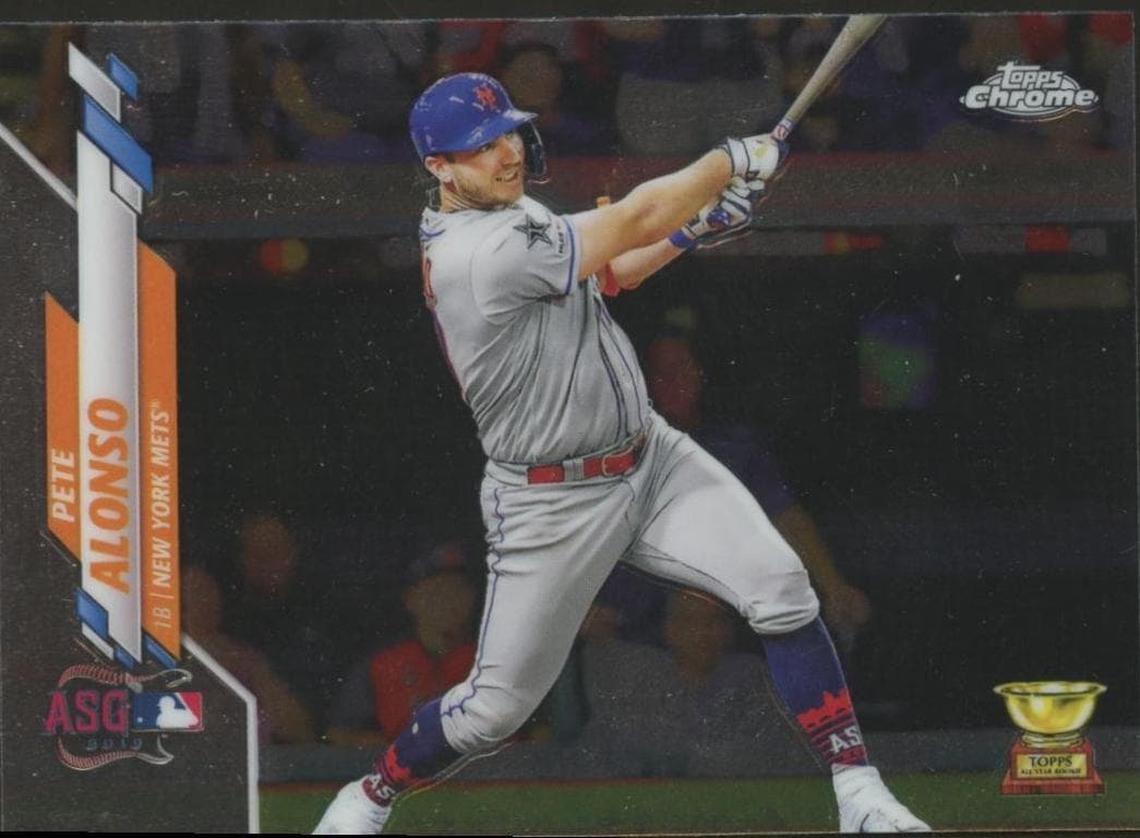 Pete Alonso 2020 topps Topps Chrome Update