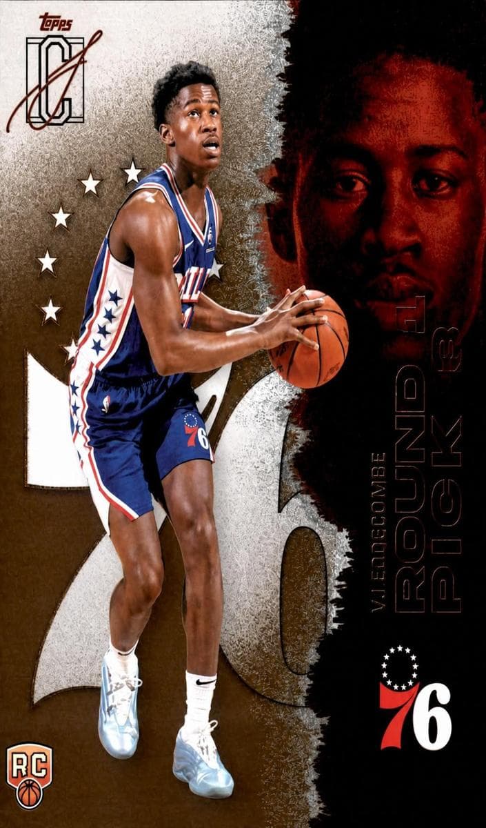 VJ Edgecombe 2025 topps Topps Signature Class