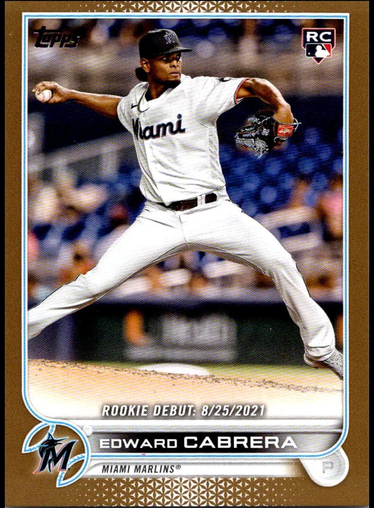 Edward Cabrera 2022 topps Topps Update