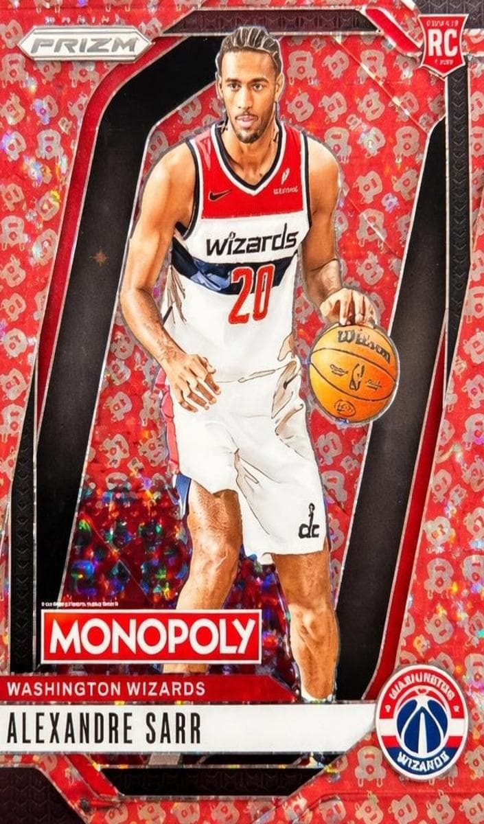 Alexandre Sarr 2024 panini Panini Prizm Monopoly