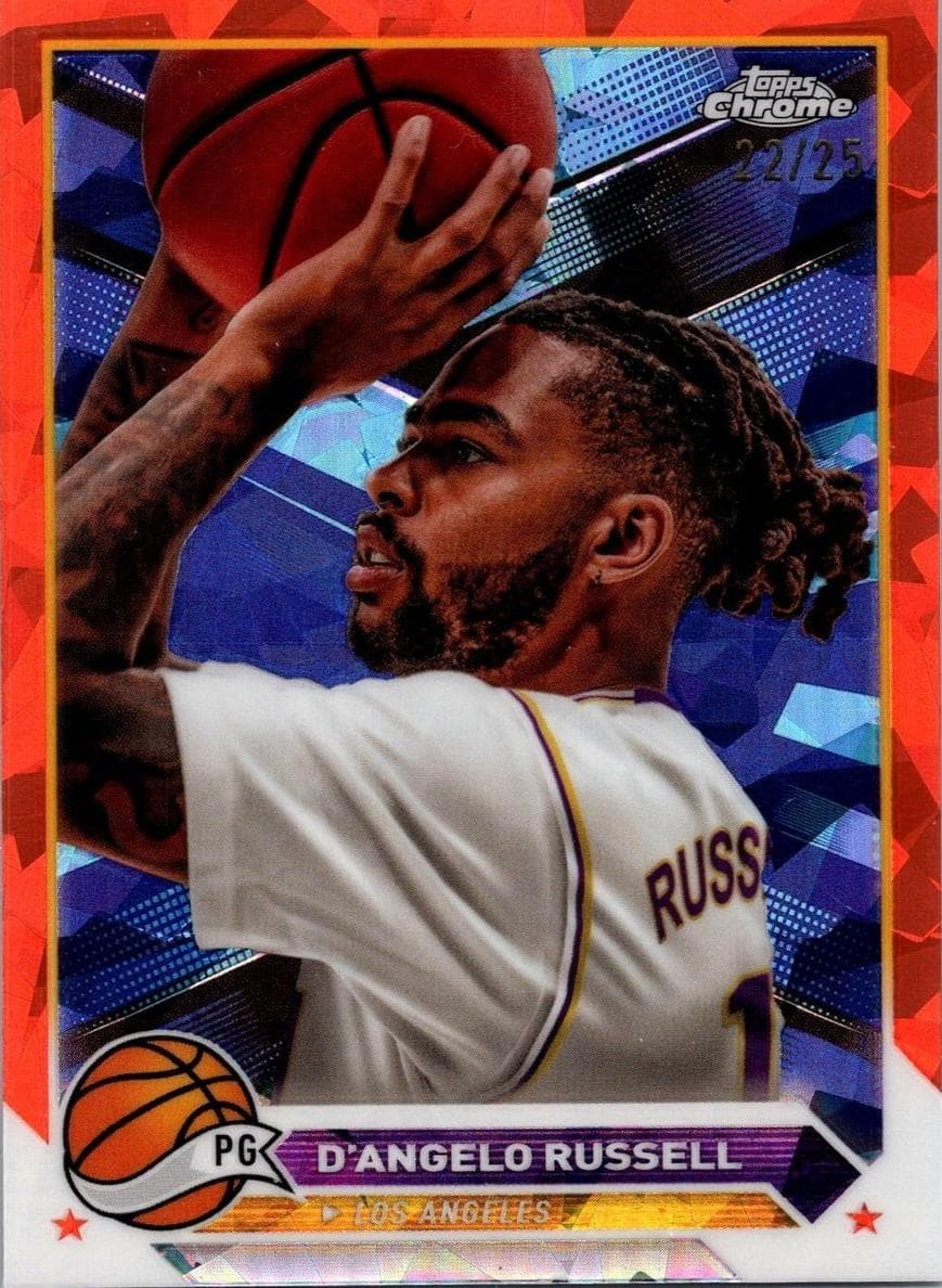 D'Angelo Russell 2023 topps Topps Chrome