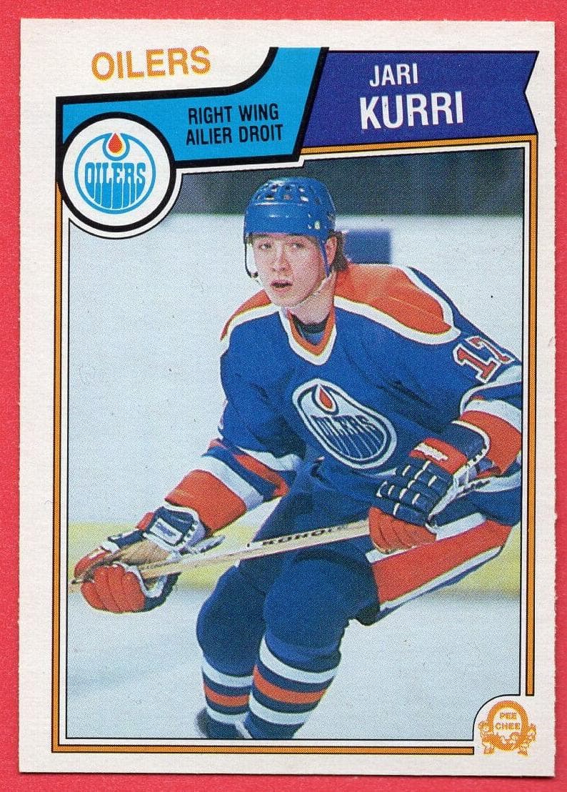 Jari Kurri 1983 topps O-Pee-Chee