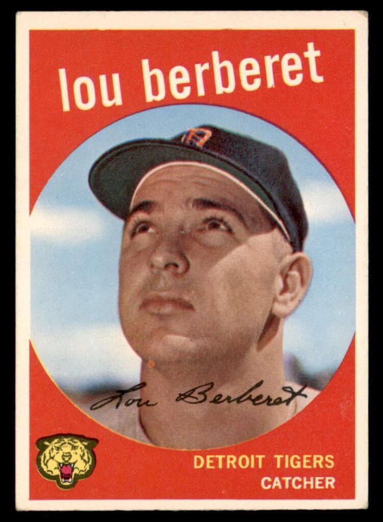 Lou Berberet 1959 topps Topps