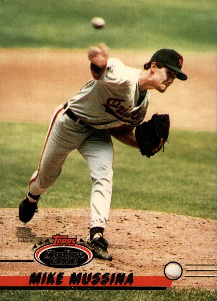 Mike Mussina 1993 unknown Stadium Club