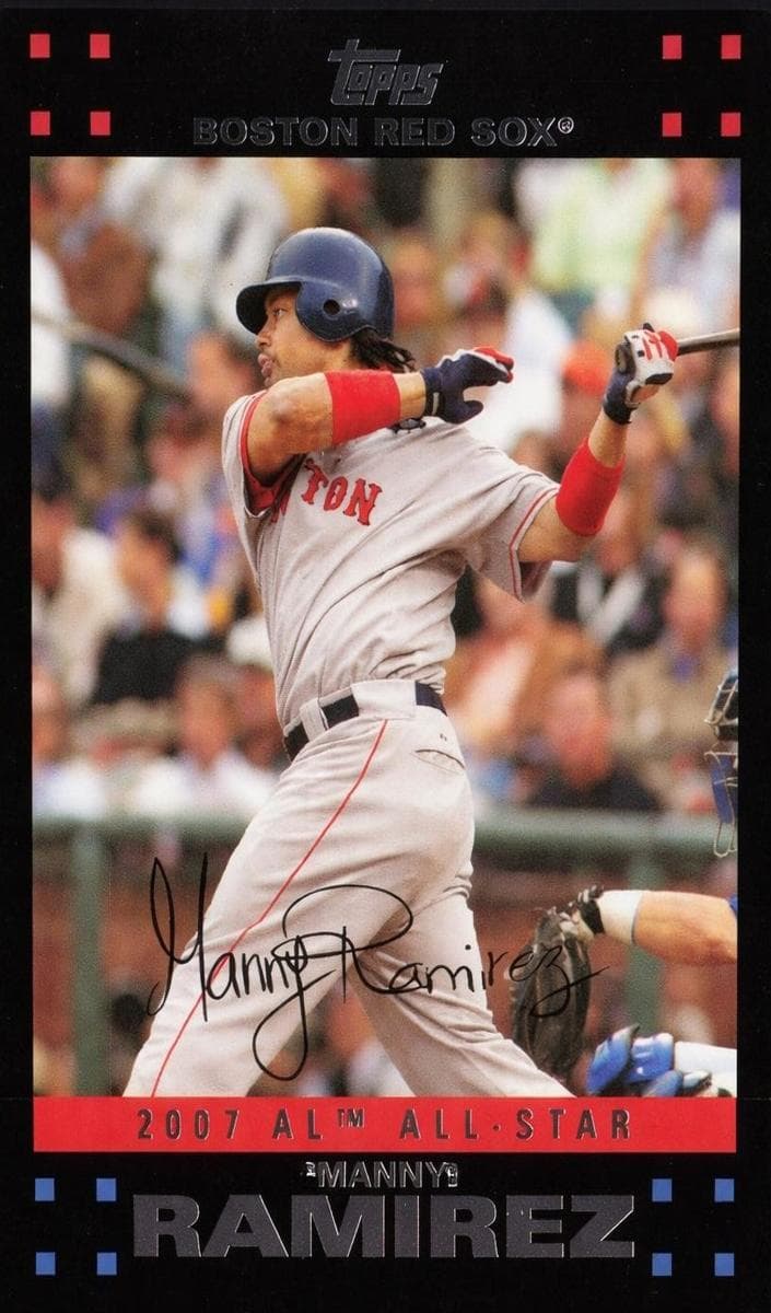 Manny Ramirez 2007 topps Topps Updates & Highlights
