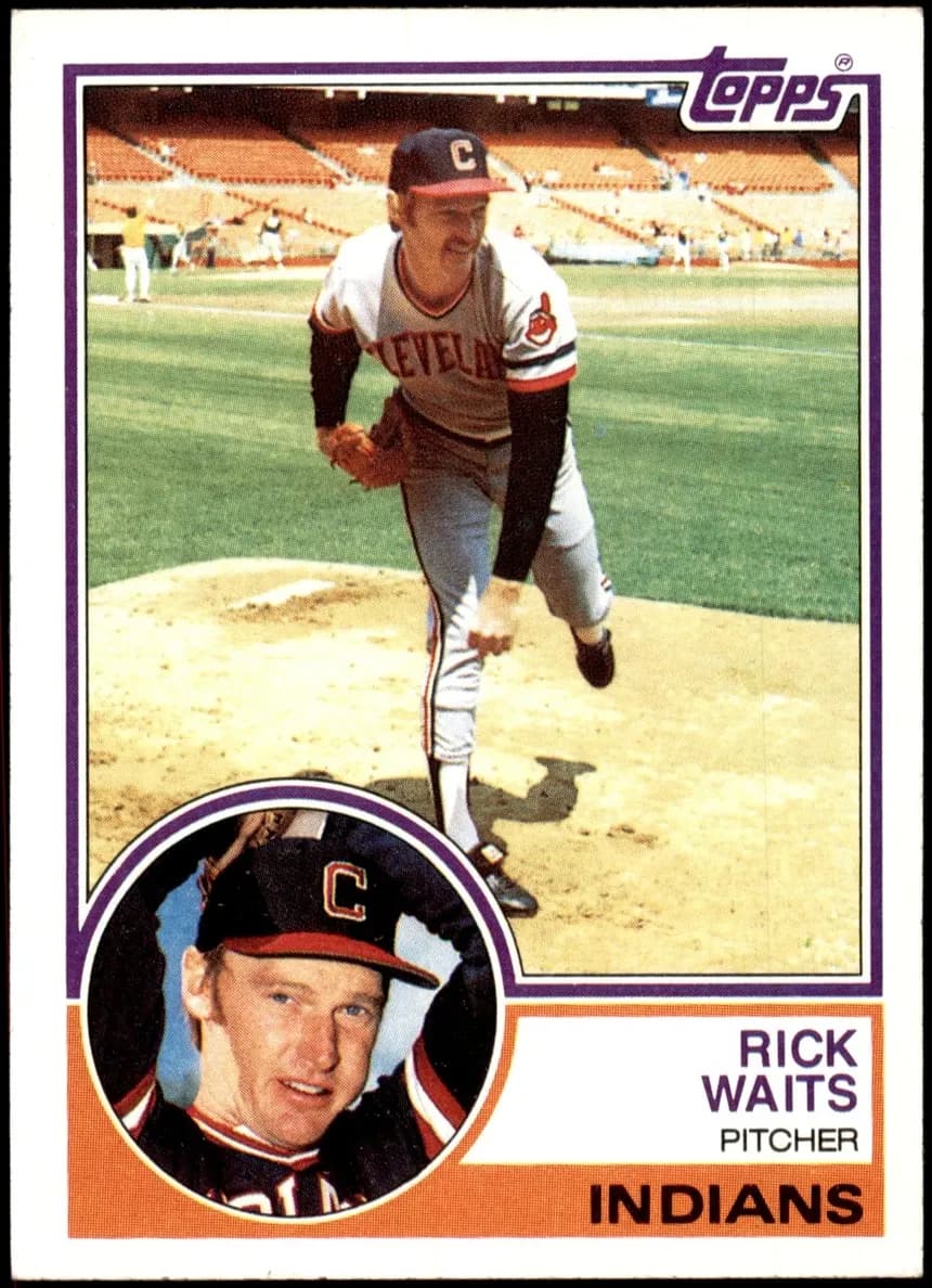 Rick Waits trading card