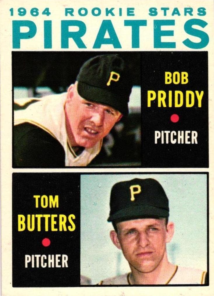 Pirates 1964 Rookie Stars (Bob Priddy / Tom Butters) #74