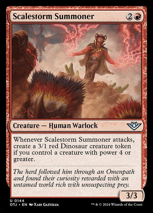 Scalestorm Summoner 2024 Magic: The Gathering Outlaws of Thunder Junction