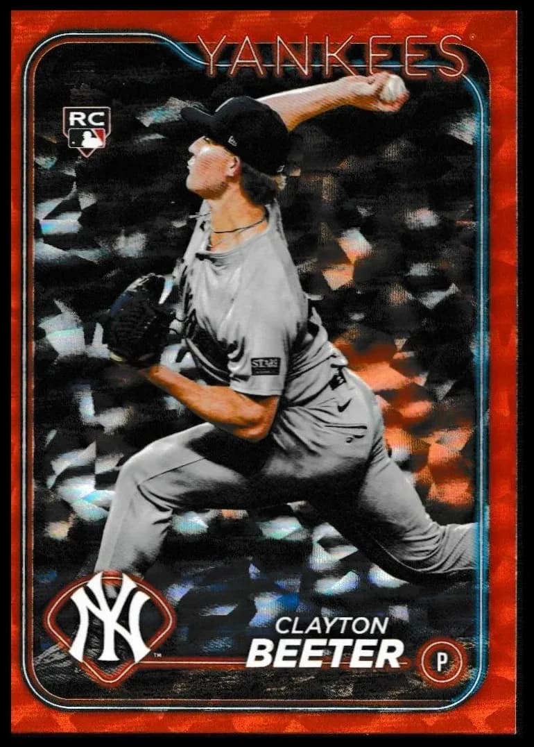 Clayton Beeter trading card