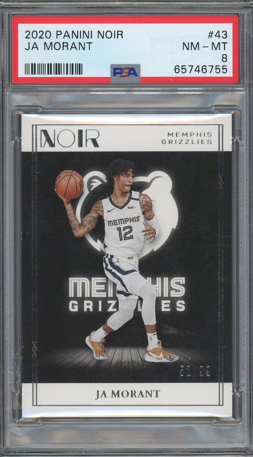 Ja Morant 2020 panini