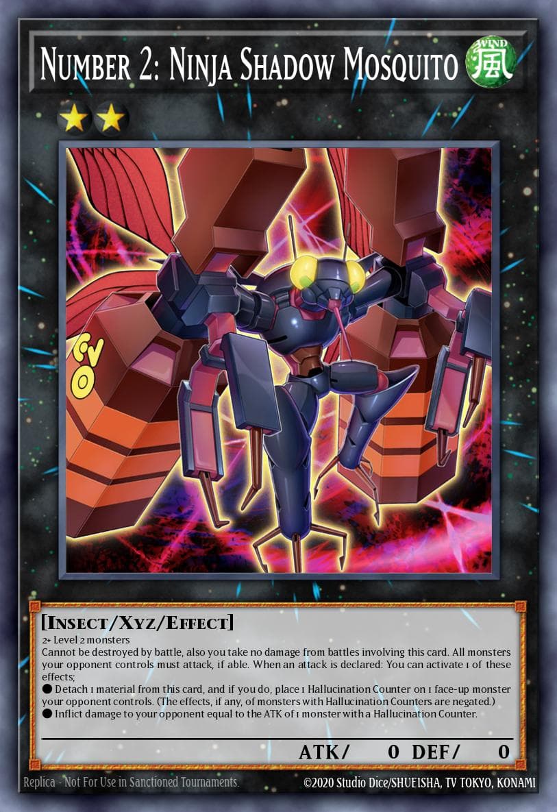 Number 2: Ninja Shadow Mosquito 2025 Yu-Gi-Oh! 2025 Mega Pack Tin