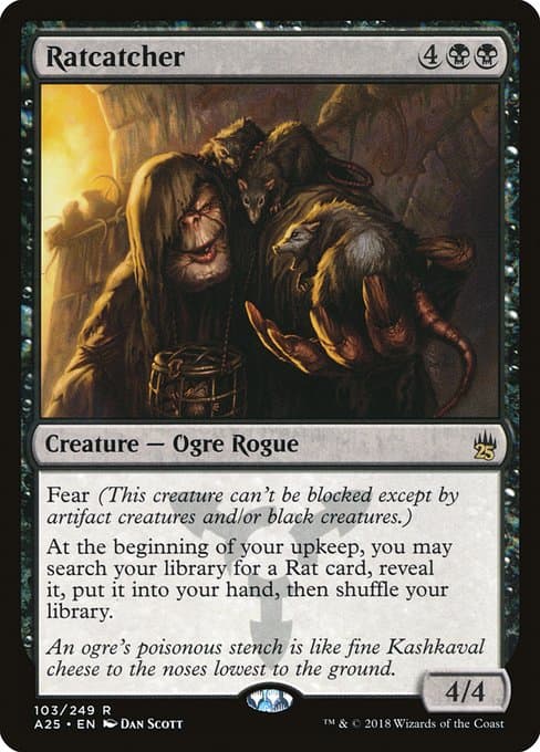 Ratcatcher 2018 Magic: The Gathering Masters 25 Foil