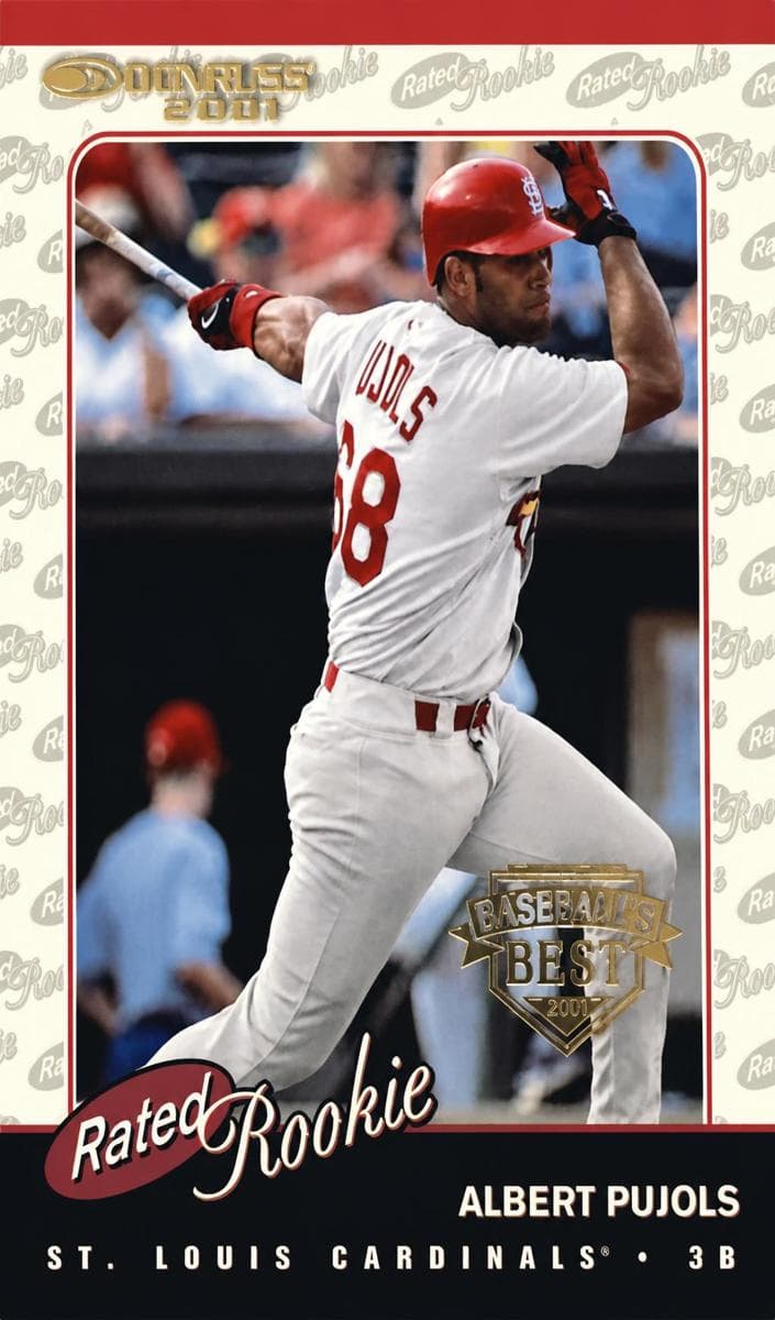 Albert Pujols 2001 panini Donruss