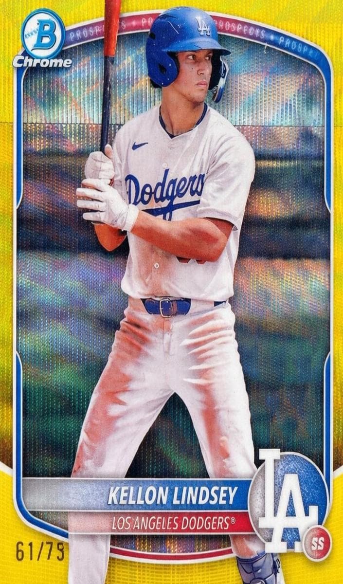 Kellon Lindsey 2025 bowman Bowman Chrome Prospects