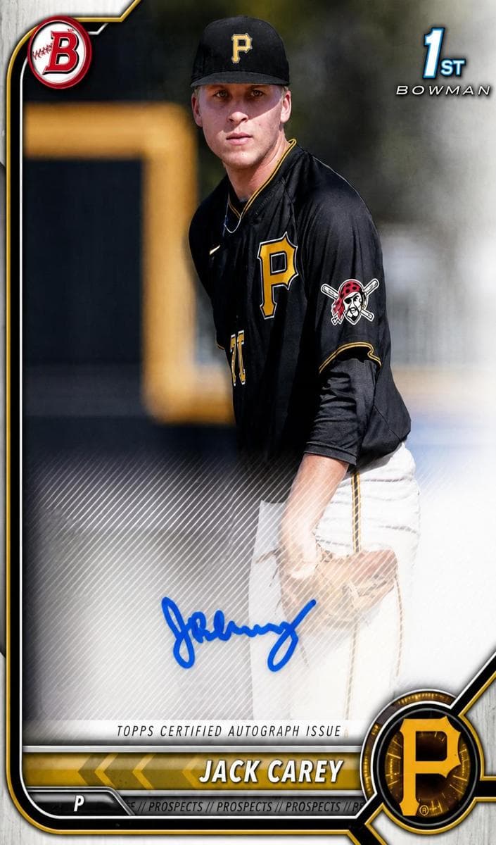 Jack Carey 2022 bowman Bowman
