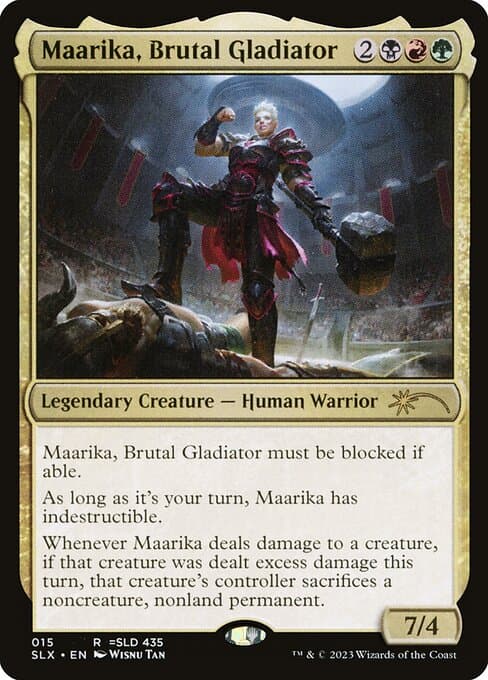 Maarika, Brutal Gladiator 2022 Magic: The Gathering Universes Within