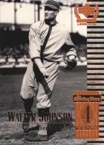 Walter Johnson 1999 upper-deck Upper Deck Century Legends