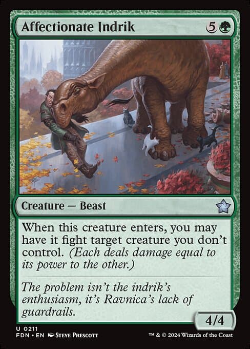 Affectionate Indrik 2018 Magic: The Gathering Guilds of Ravnica