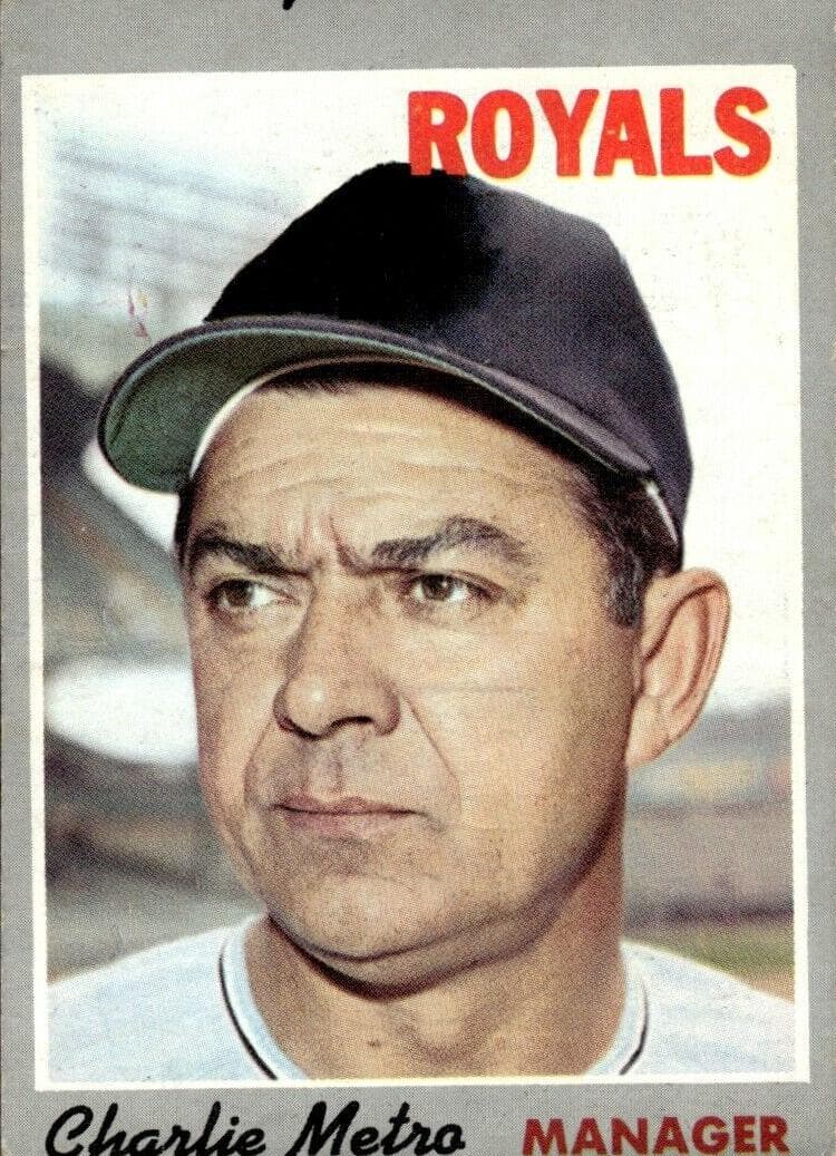 Charlie Metro 1970 topps Topps