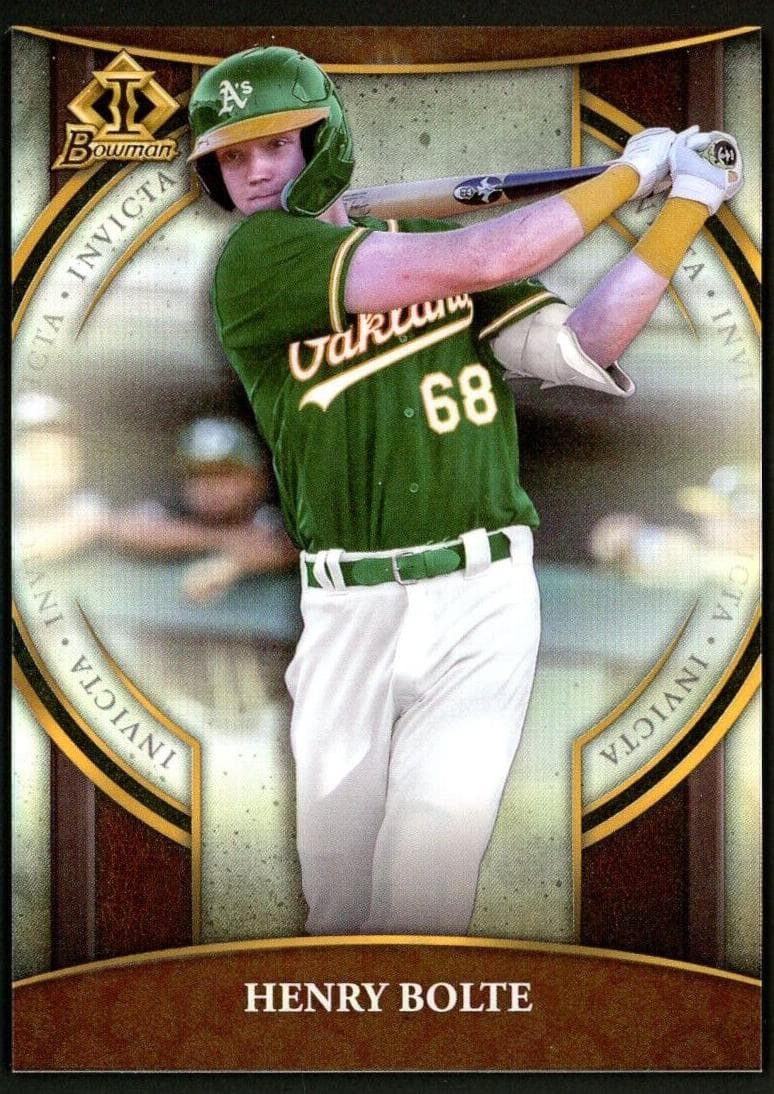 Henry Bolte trading card