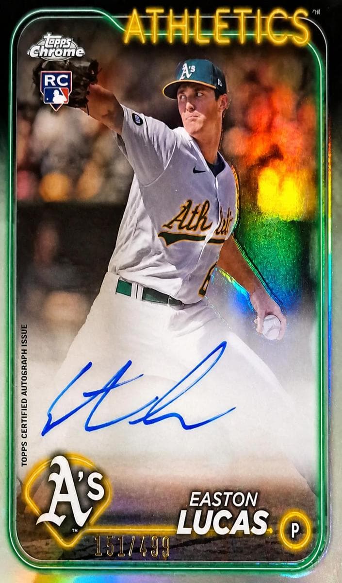Easton Lucas 2024 topps Topps Chrome