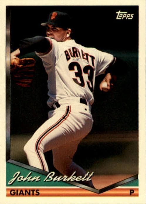 John Burkett 1994 topps Topps