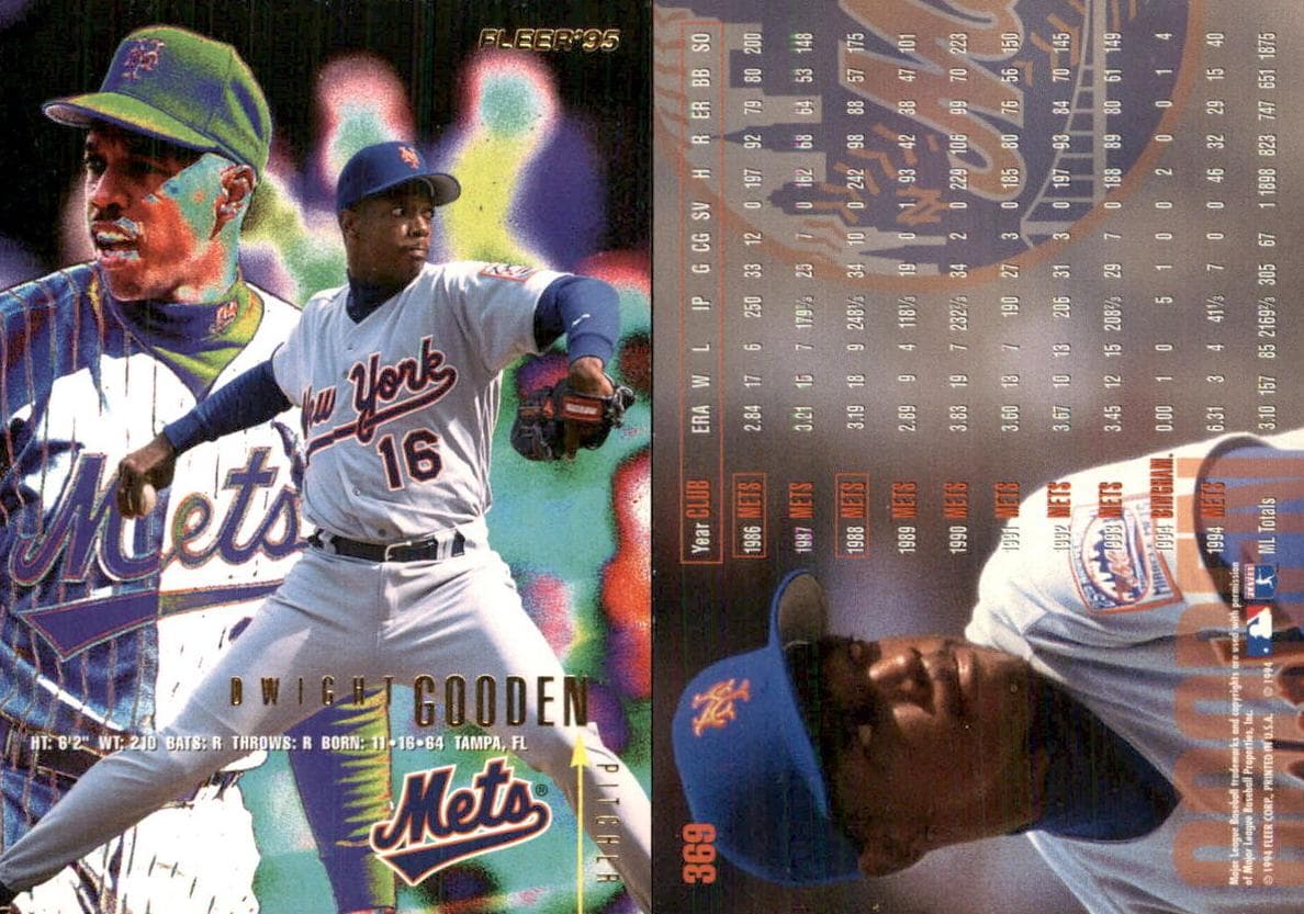 Dwight Gooden 1995 fleer Fleer