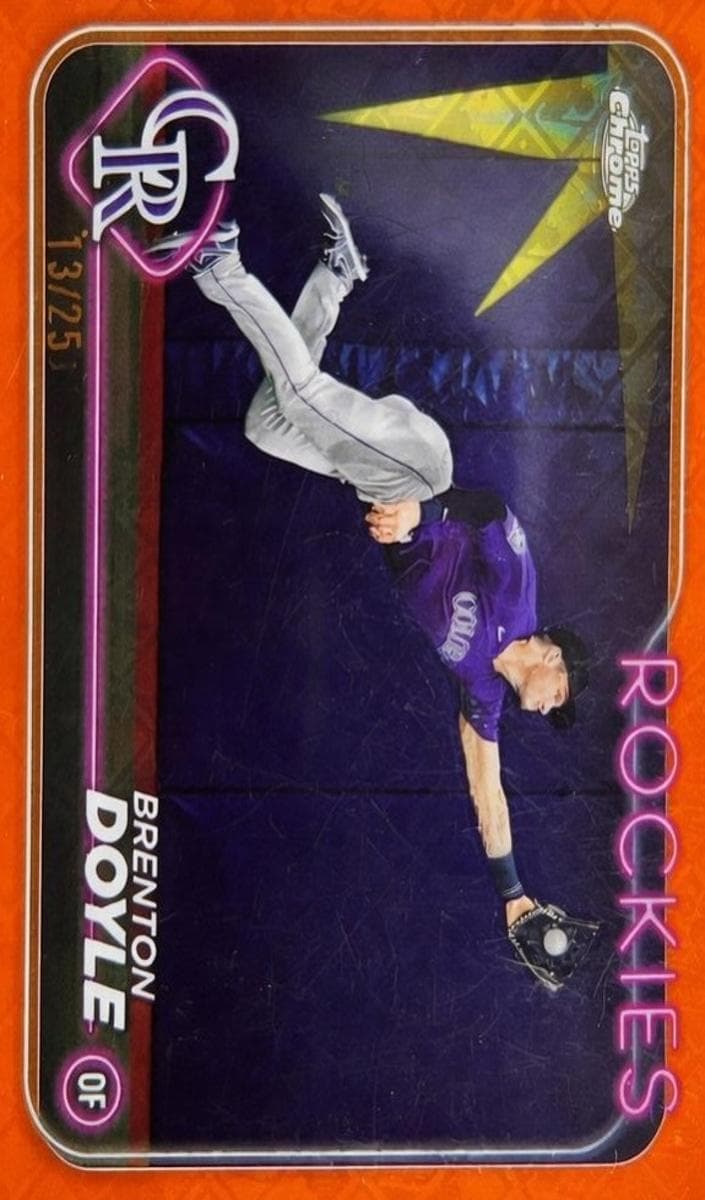 Brenton Doyle 2024 topps Topps Chrome Logofractor Edition