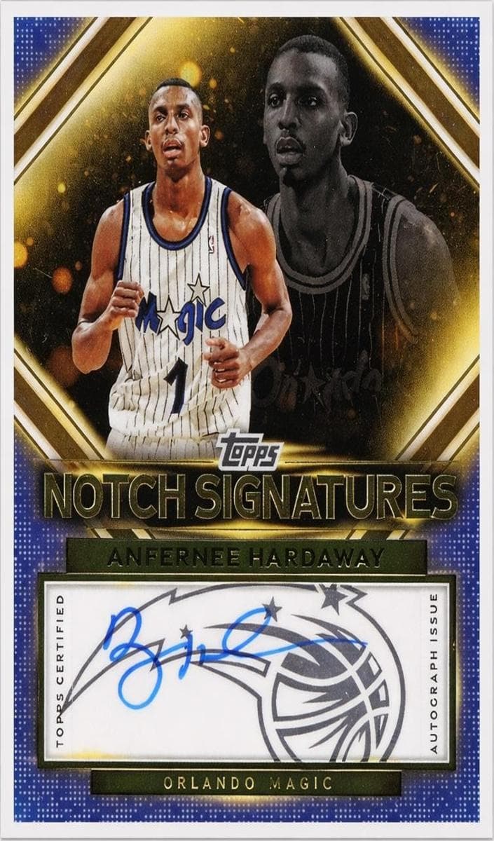 Anfernee Hardaway 2025 Topps auto card