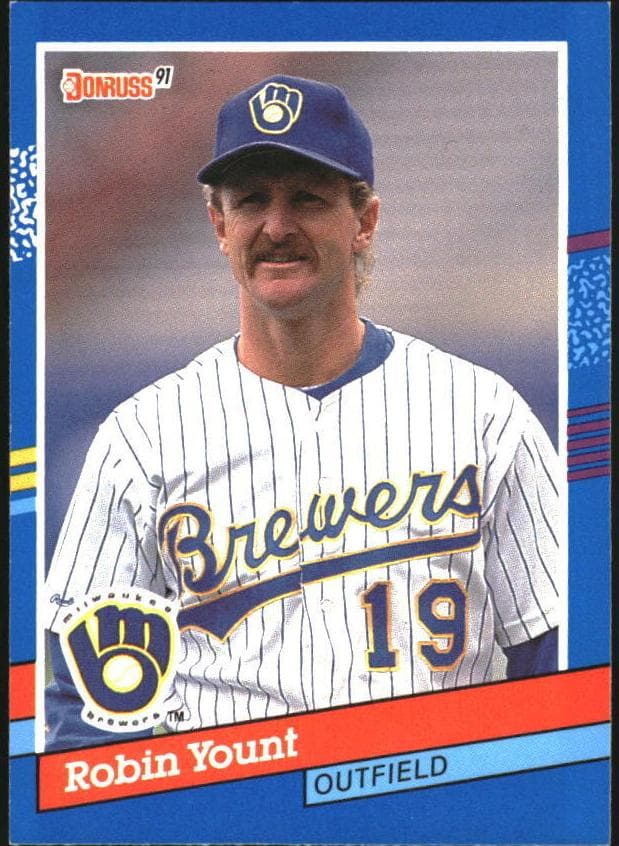 Robin Yount 1991 panini Donruss