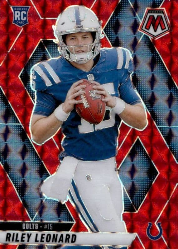 Riley Leonard 2025 panini Mosaic Purple Scope