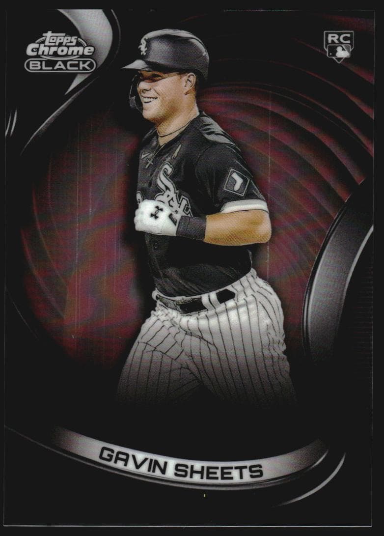 Gavin Sheets 2022 topps Topps Chrome Black