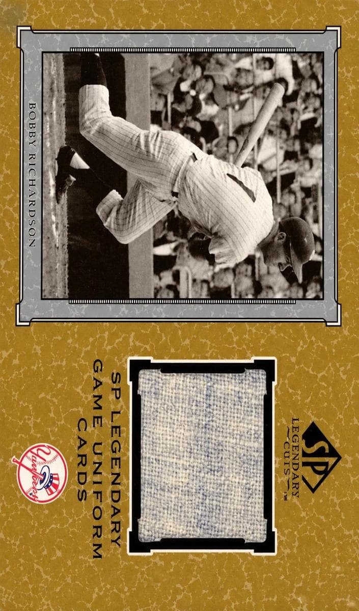 Bobby Richardson 2001 unknown SP Legendary Cuts