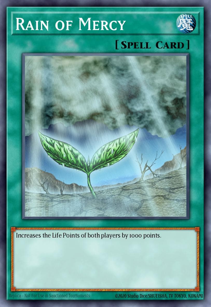 Rain of Mercy 2002 Yu-Gi-Oh! Pharaoh's Servant