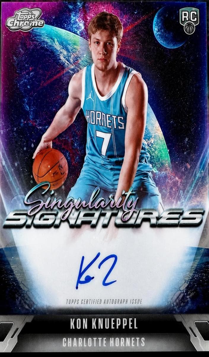 Kon Knueppel 2025 topps Topps Cosmic Chrome