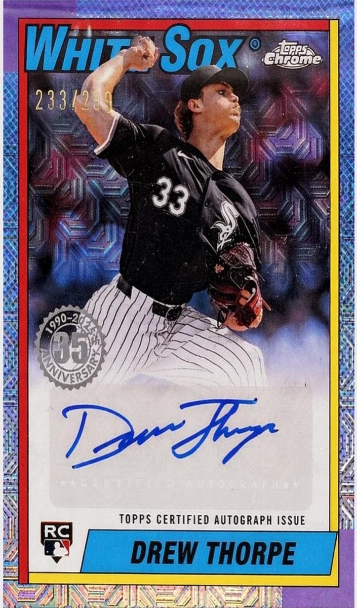 Drew Thorpe 2025 topps Topps
