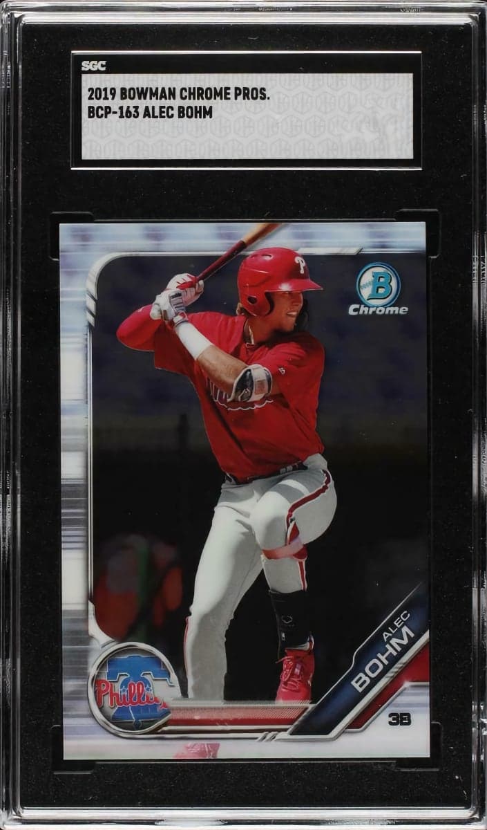 Alec Bohm 2019 bowman Bowman Chrome
