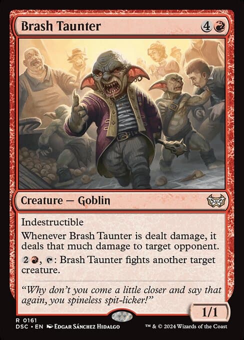 Brash Taunter 2022 Magic: The Gathering Starter Commander Decks