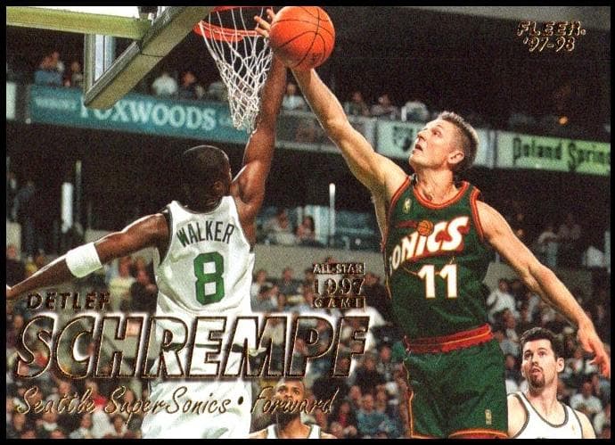 Detlef Schrempf 1997 fleer Fleer