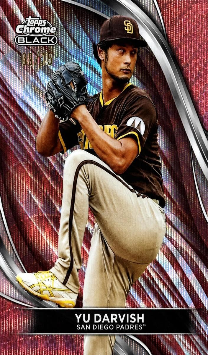 Yu Darvish 2024 topps Topps Chrome Black
