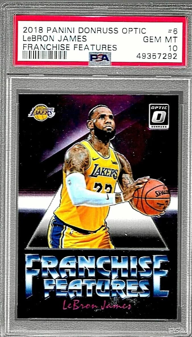 LeBron James 2018 panini Donruss Optic