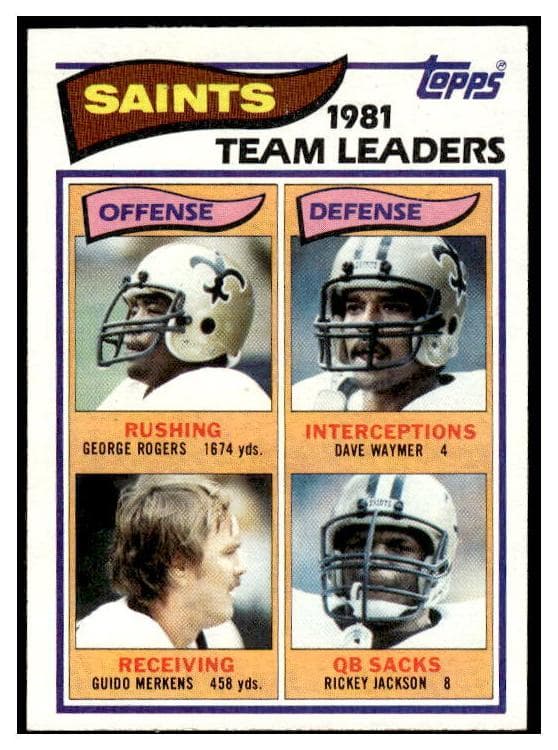 George Rogers / Dave Waymer / Guido Merkens / Rickey Jackson #404