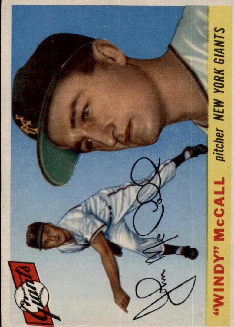 Windy McCall 1955 topps Topps